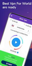 PooL Vpn - Super Fast Vpn स्क्रीनशॉट 1