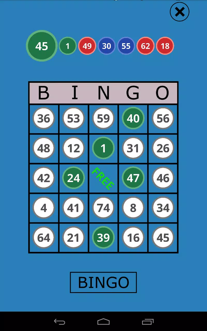 Classic Bingo Touch экрана 4