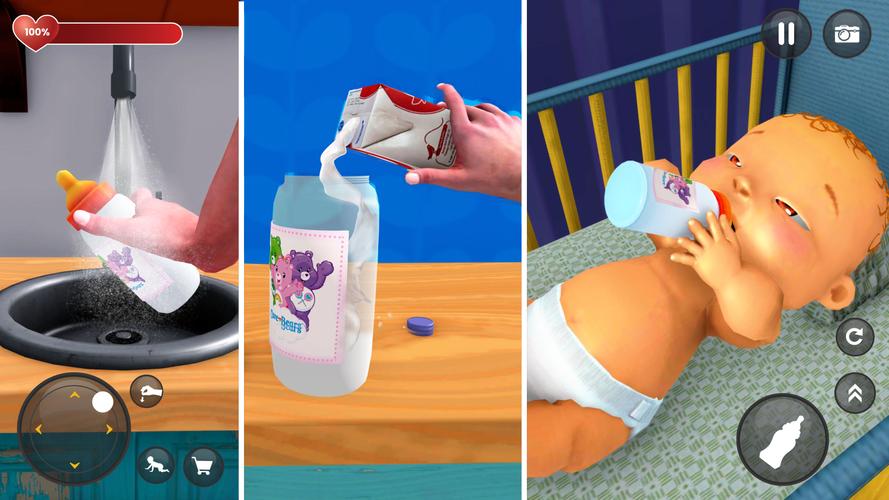 Single Mom Virtual Mother Sim экрана 2
