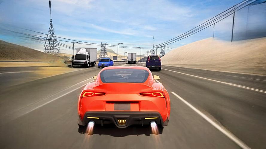 Street Car Racing-Nitro Fire экрана 3