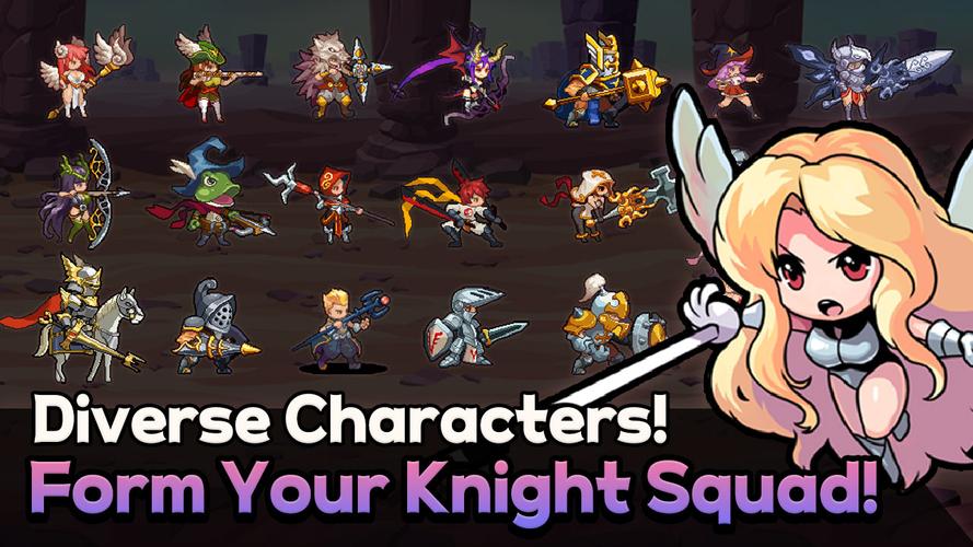 Rush! Knights : Idle RPG Screenshot 4