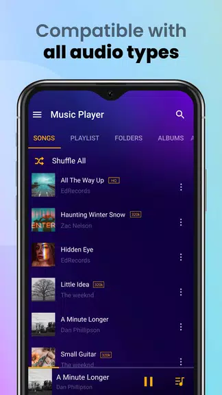 音楽プレーヤー - MP3プレーヤースクリーンショット1