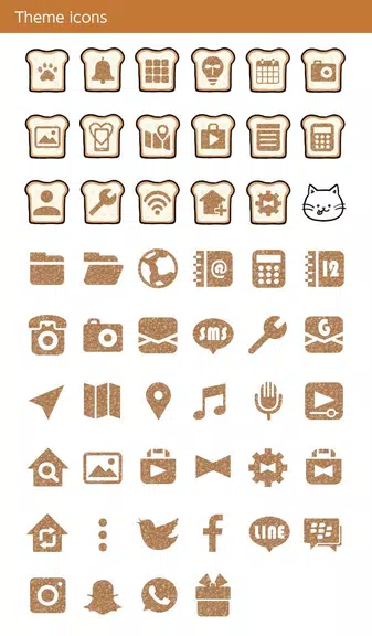 Cute Wallpaper Bread Cat Theme screenshot 4
