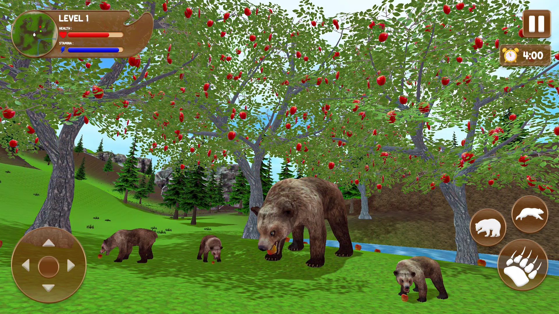 Bear Games: Bear Simulator 3D 스크린 샷 4