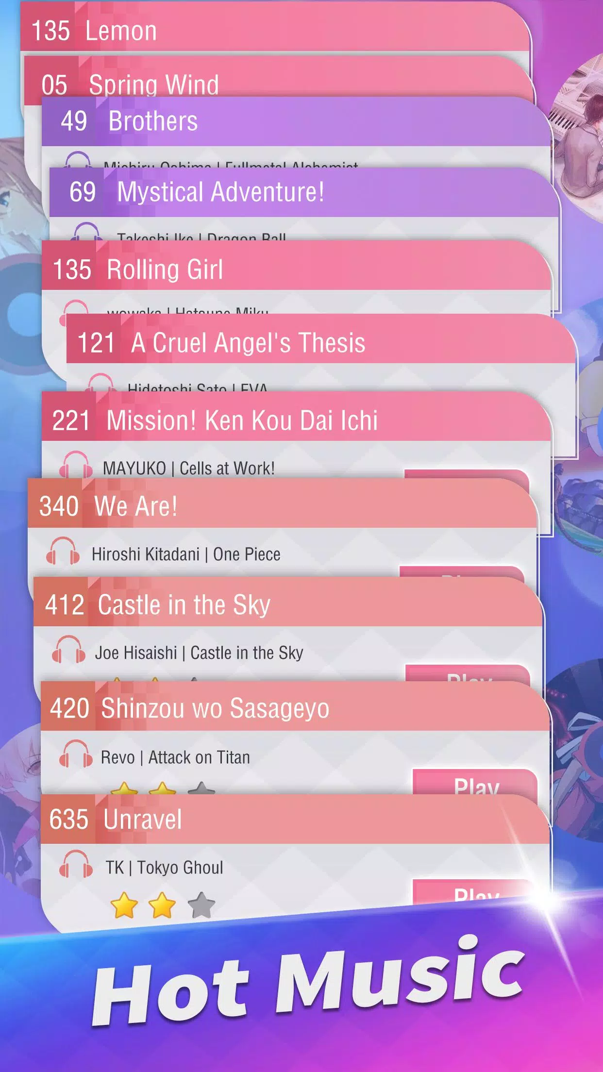 Piano Tiles 3: Anime & Pop Screenshot 3