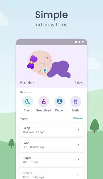 Baby Tracker: Sleep & Feeding captura de pantalla 2