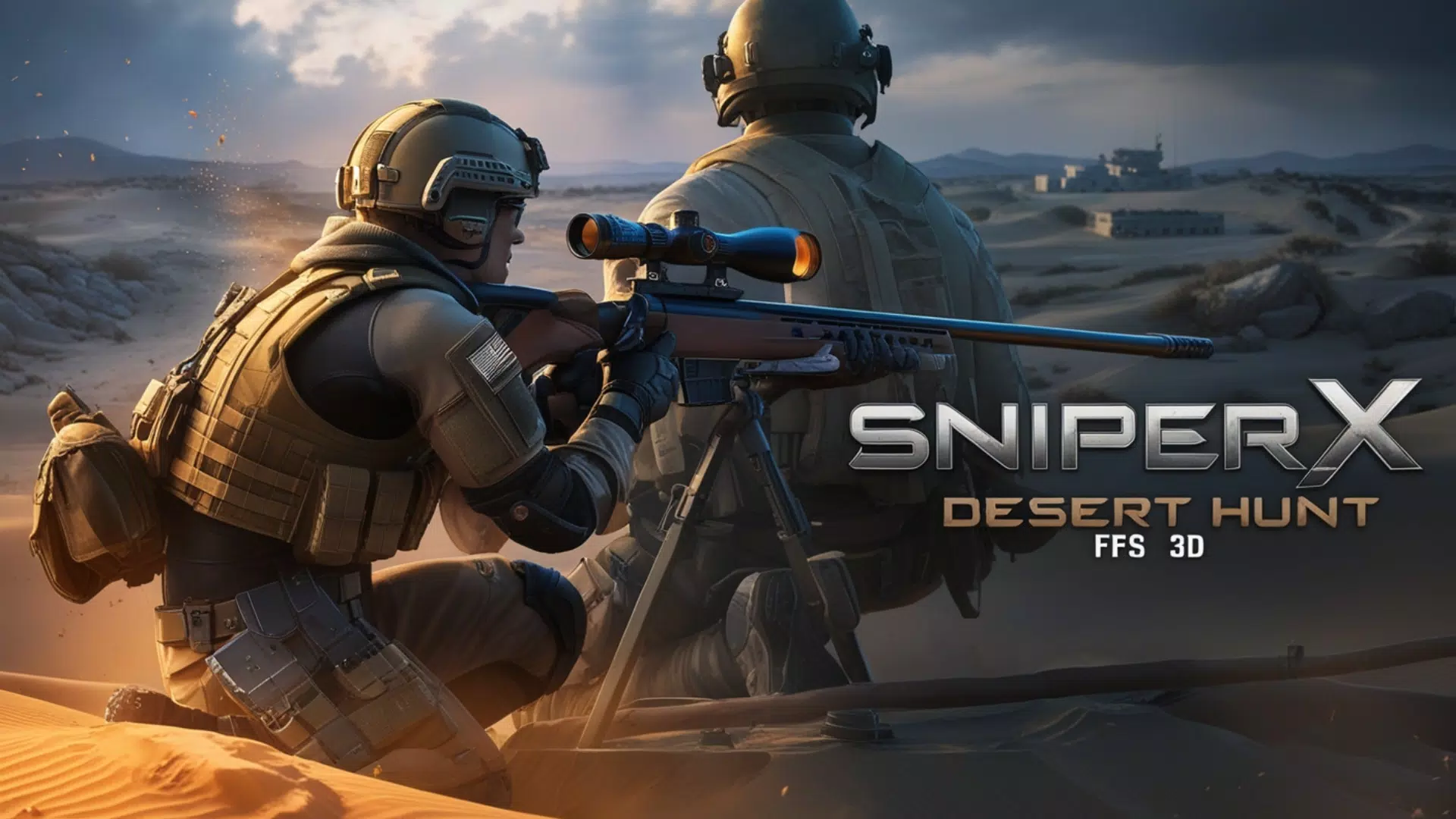 Sniper X : Desert Hunt FPS 3D স্ক্রিনশট 2