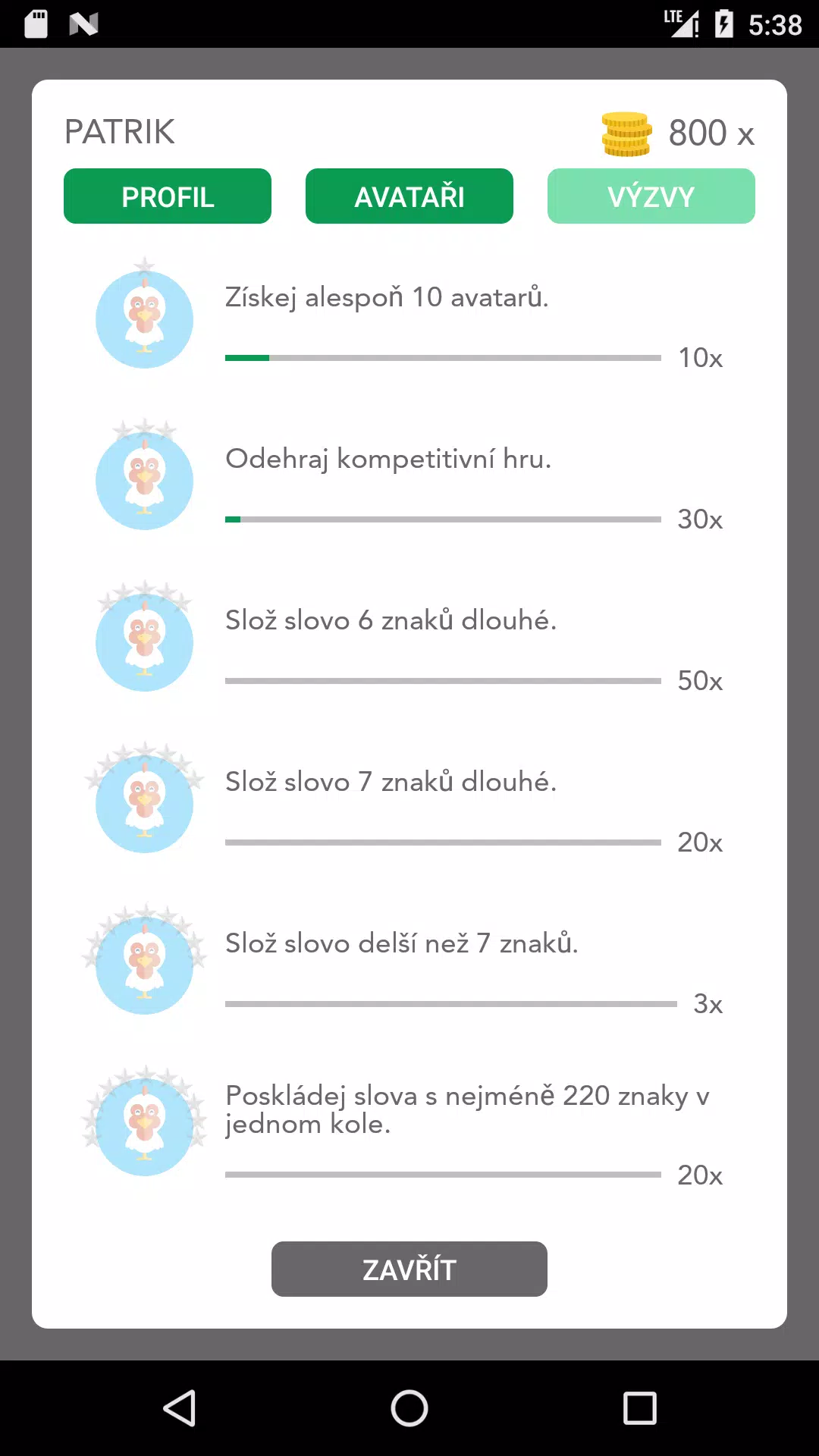 Slovní Fotbal应用截图第4张