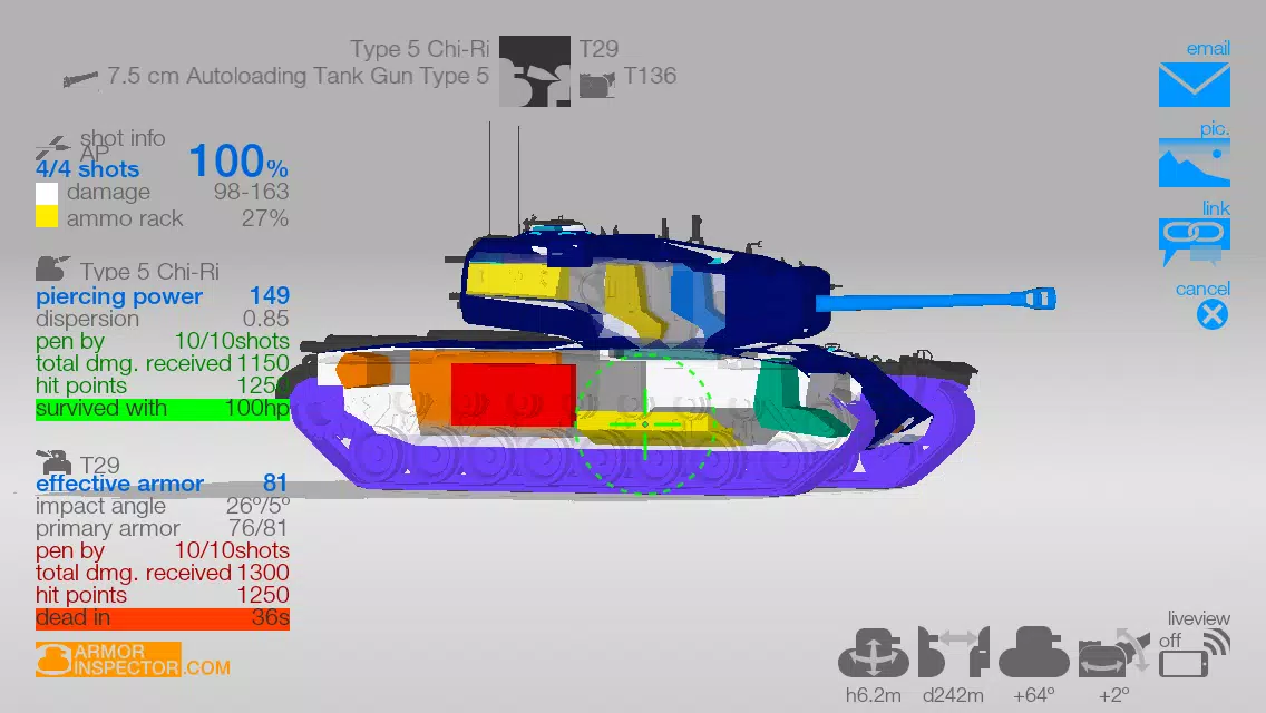 Armor Inspector - for WoT ảnh chụp màn hình 1