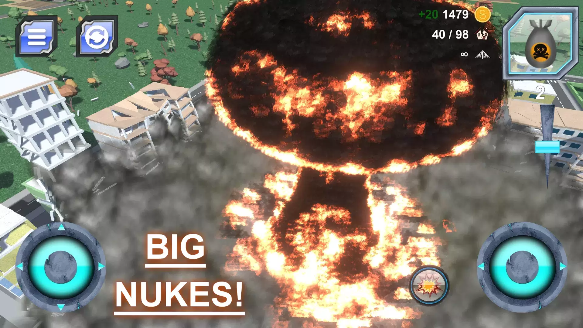 ภาพหน้าจอ Total City Smash: Nuclear War 1