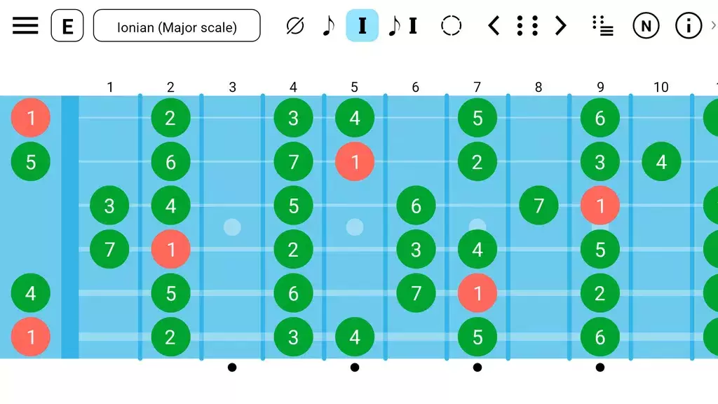 Guitar Fretboard: Scales ภาพหน้าจอ 1