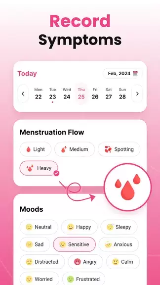 Period Tracker Ovulation Cycle屏幕截圖3