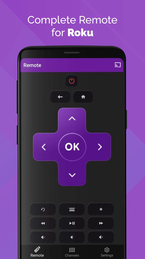 Remote Control for Roku TV ảnh chụp màn hình 1