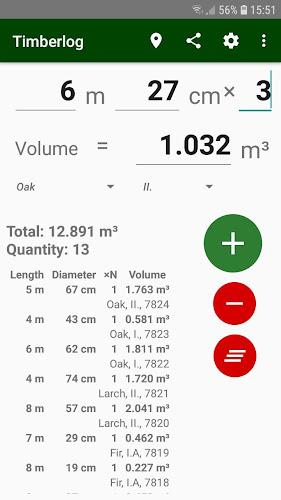 Timberlog - Timber calculator Capture d’écran4