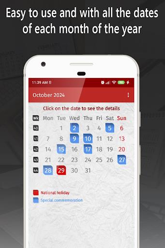 turkey calendar 2024 ảnh chụp màn hình 2