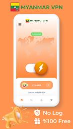 Myanmar VPN - Private Proxy Captura de tela 1