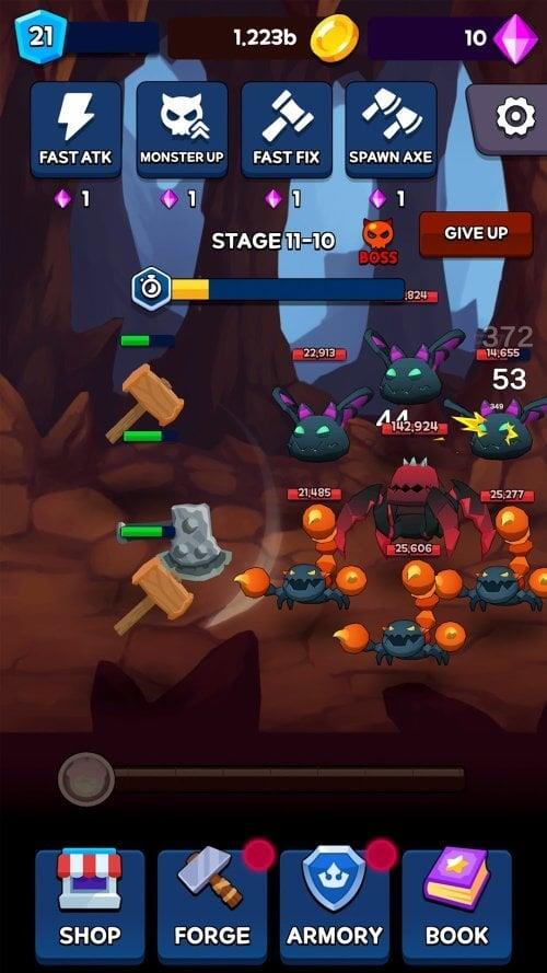 Ultimate Axe Clicker ကိုဖန်သားပြင်4