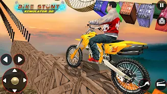 Bike Stunt 3D Simulator Games ကိုဖန်သားပြင်3