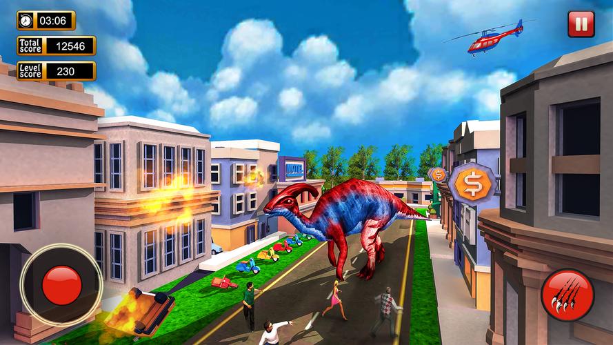 Dinosaur Games City Rampage Capture d’écran4