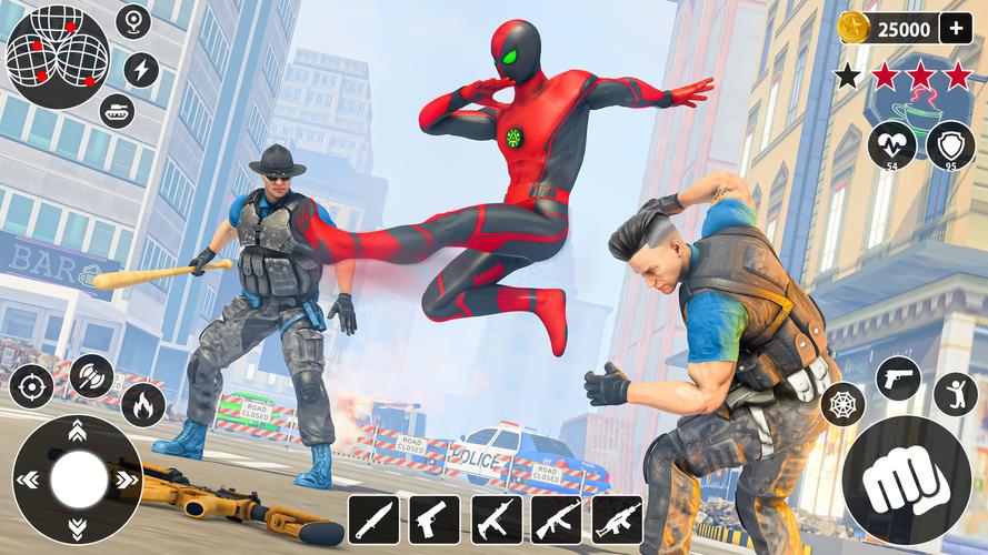 Rope Spider Hero: Spider Gamesスクリーンショット4