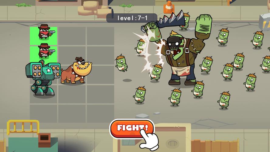 Screenshot Merge Mech vs. Zombie Brawl 1