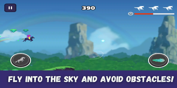 Unicorn Dash : Horse Attack Screenshot 3