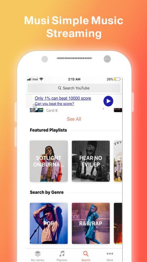 Musi : Simple Music Streaming Advice 2019应用截图第3张