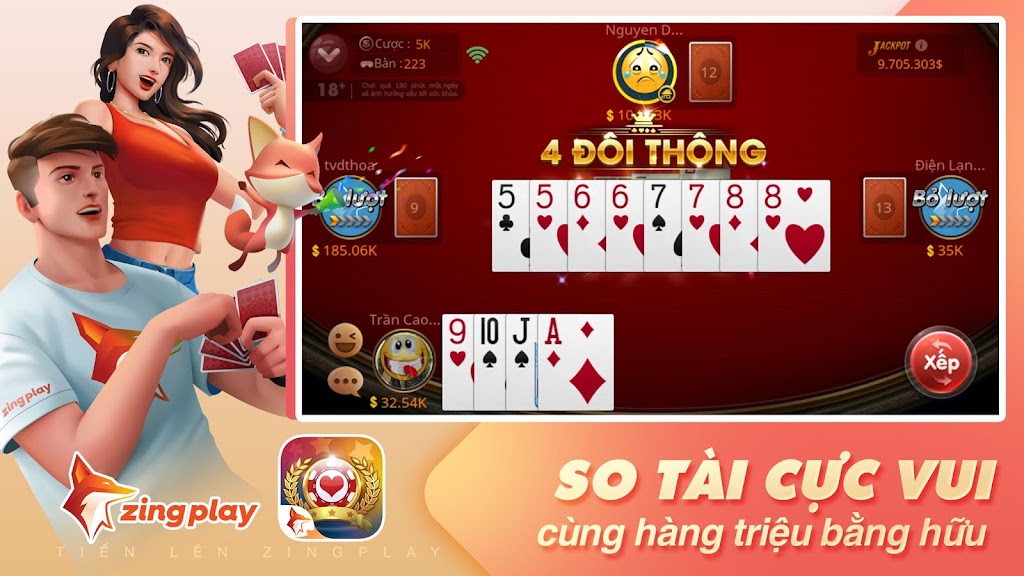 Tiến lên Miền Nam - Tiến Lên - ZingPlayスクリーンショット2