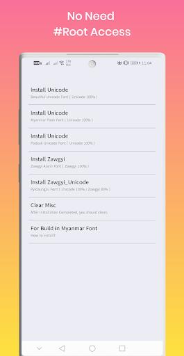 Unicode ⇄ Zawgyi captura de pantalla 2