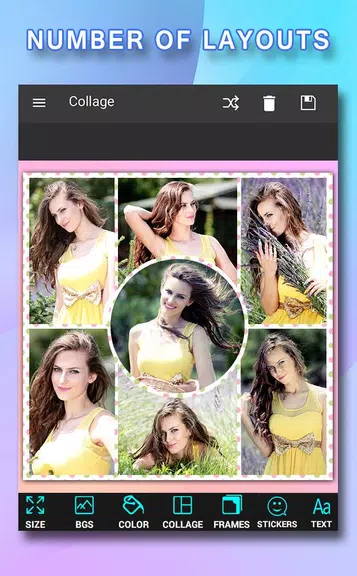 Pic Frames Collage ekran görüntüsü 2