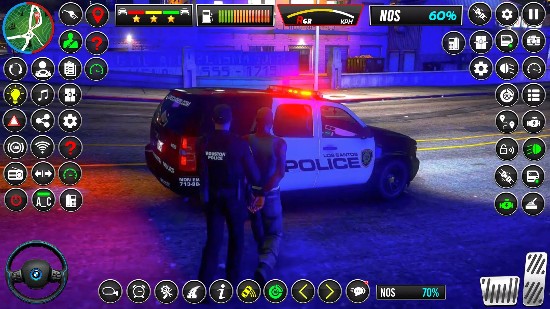 US Police Car Chase Car Game Captura de tela 4