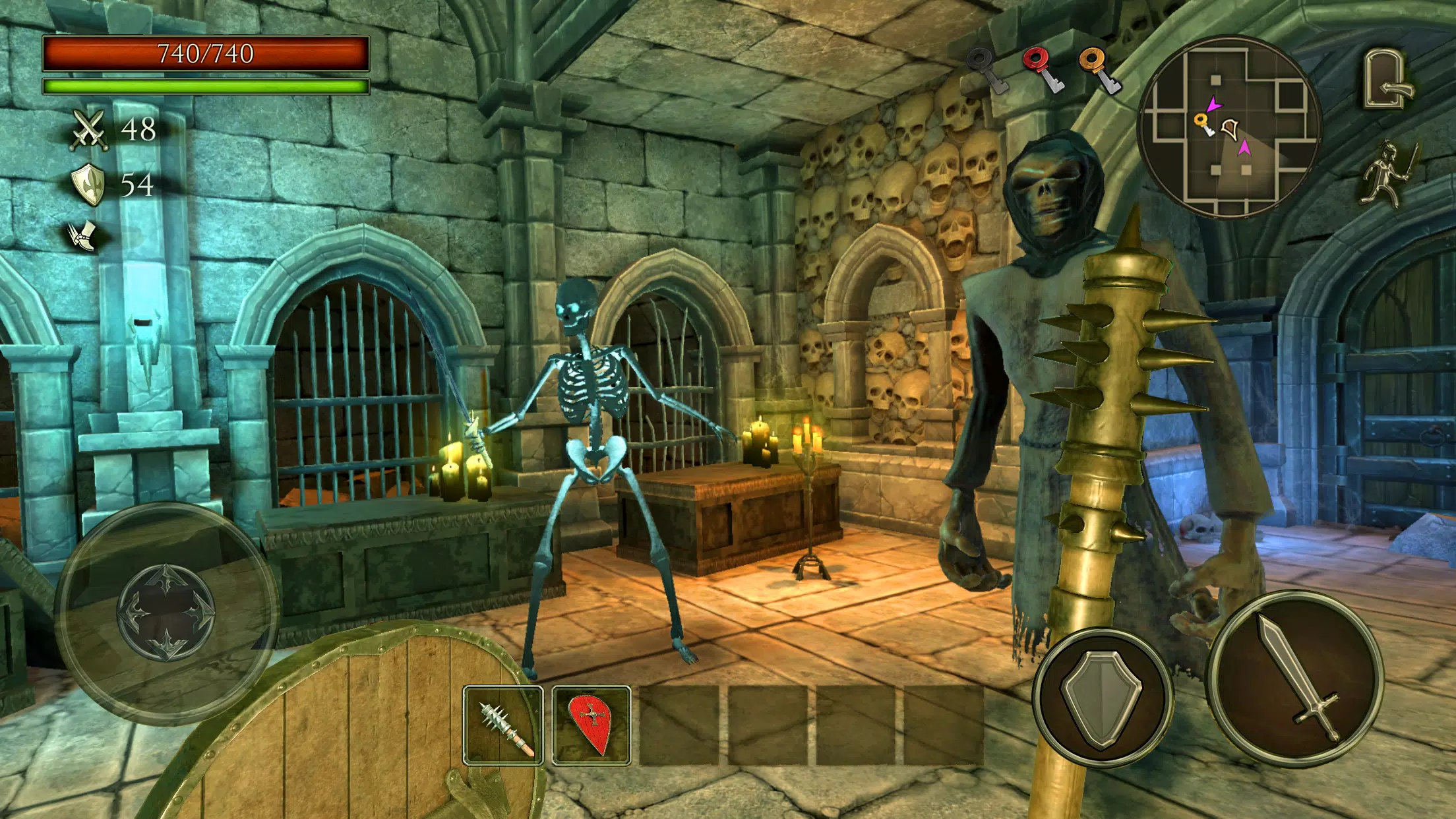 Ghoul Castle 3D - Action RPG Captura de tela 2