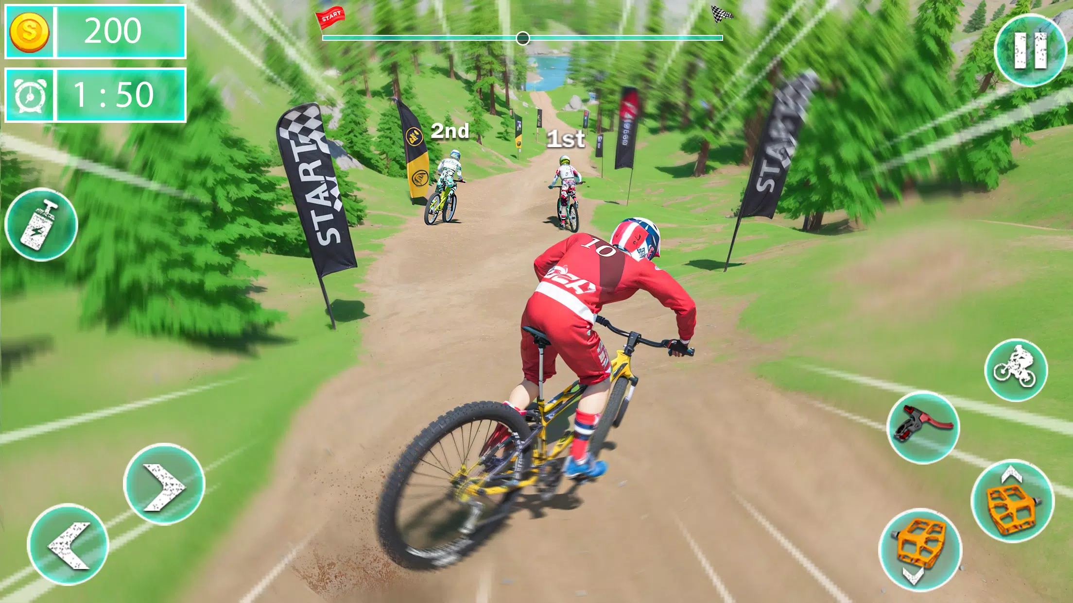 MTB Downhill: BMX Racer screenshot 4