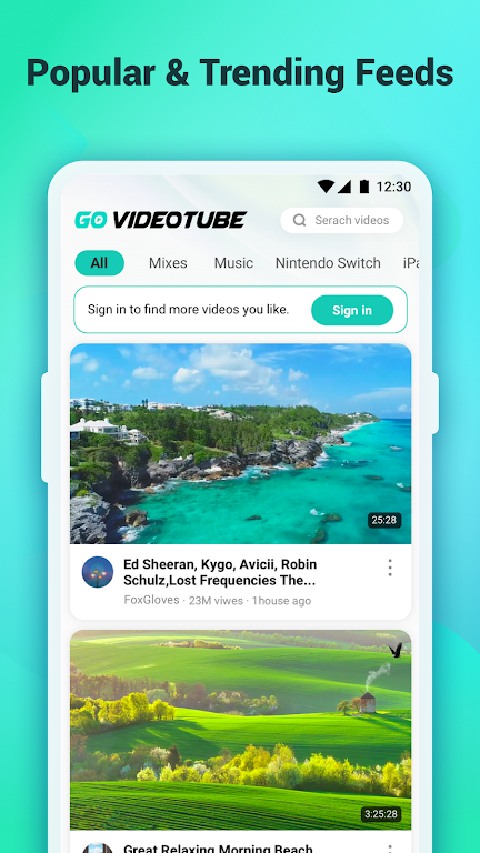 Go VideoTube ảnh chụp màn hình 2