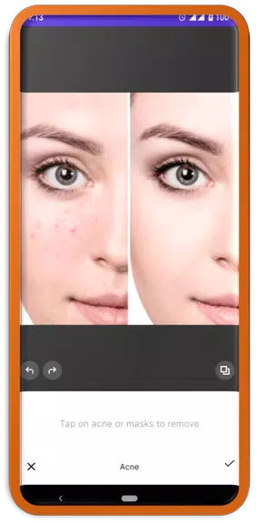 Screenshot Facetune Editor-Smooth skin 1