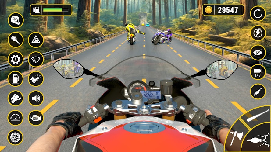 Moto Attack - Bike Racing Game ကိုဖန်သားပြင်3