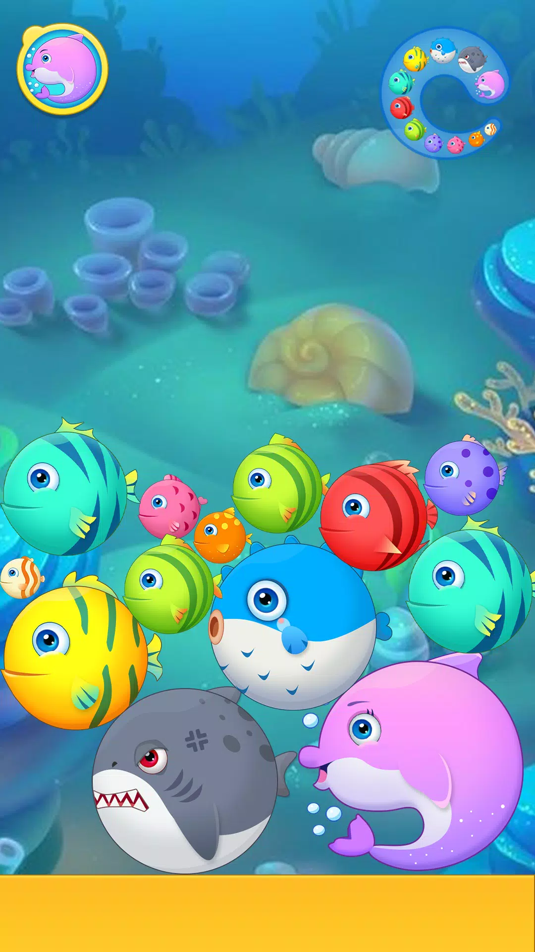 Sea Animals - Merge Game屏幕截圖1