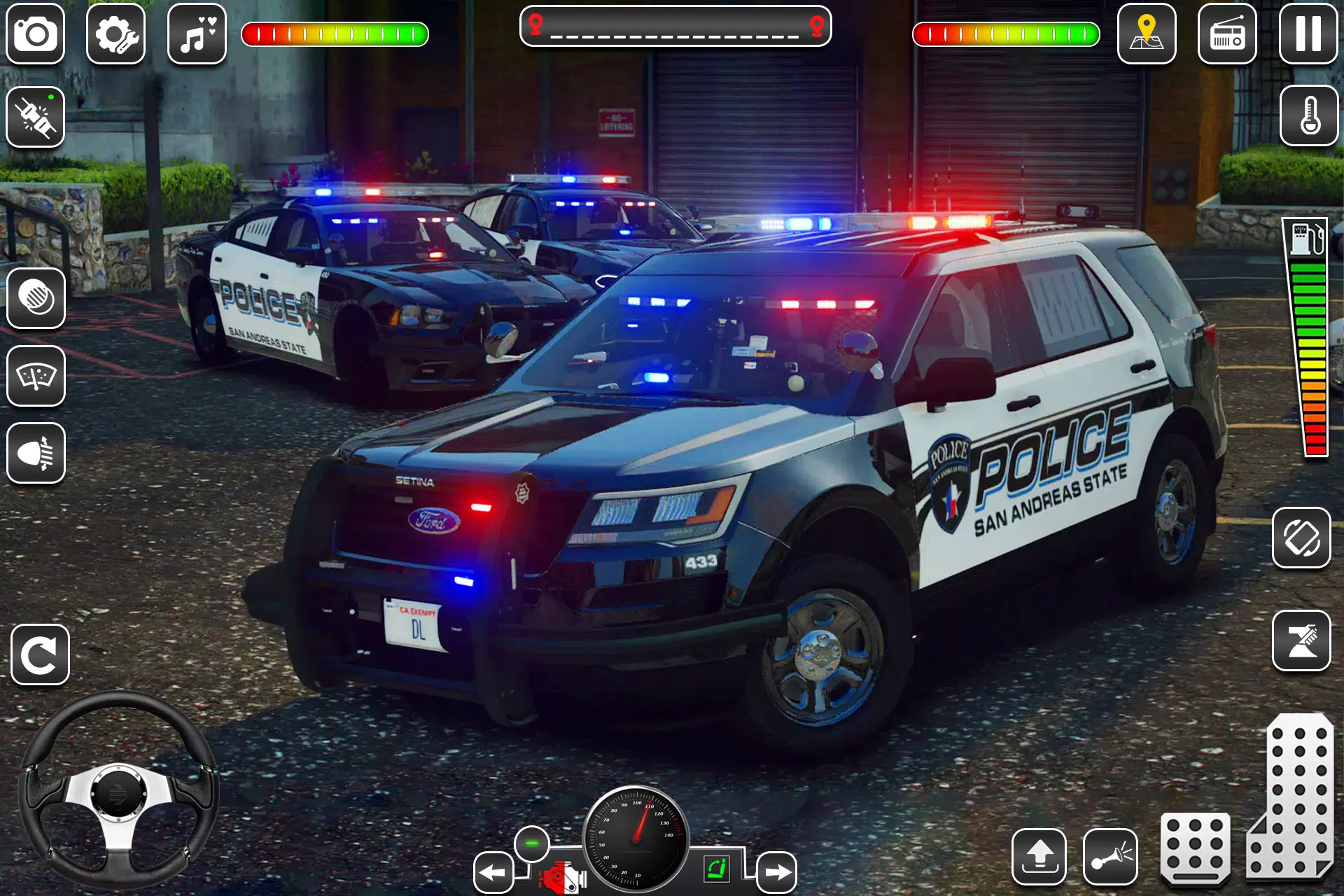 US Police Car Chase Game 3D Screenshot 1