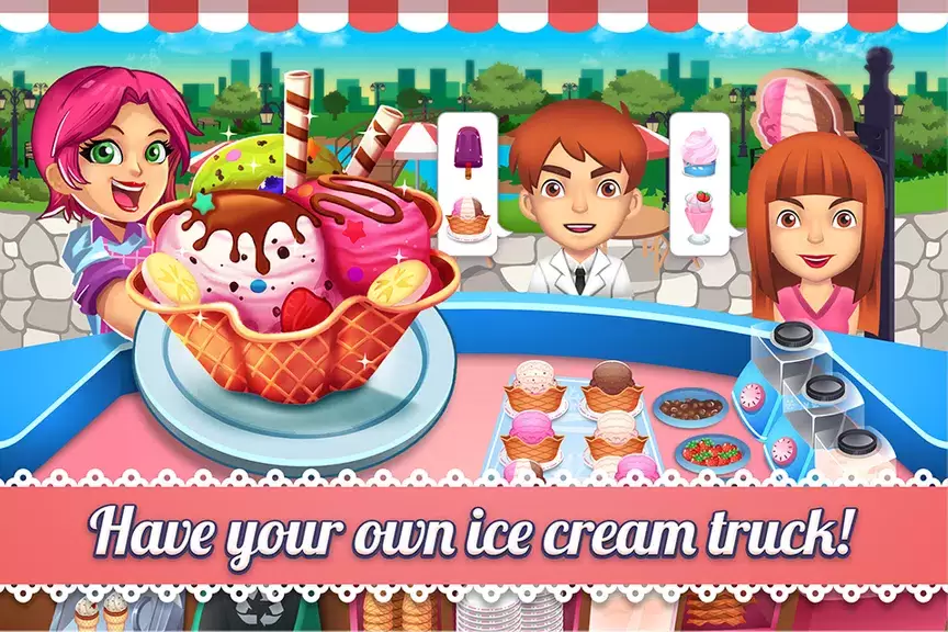 My Ice Cream Shop: Time Manage captura de pantalla 1