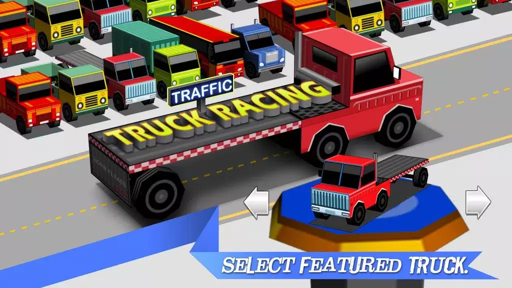 Schermata Truck Traffic Racing3D 1