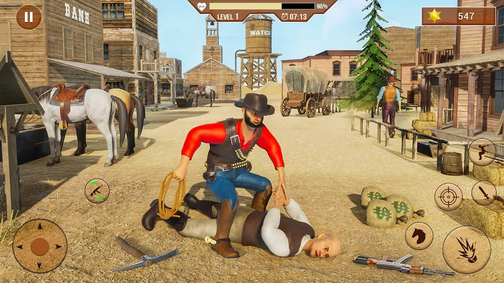 West Cowboy Shooting Games 3D 스크린 샷 2