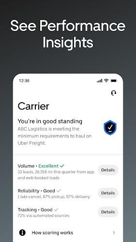 Screenshot Uber Freight 4