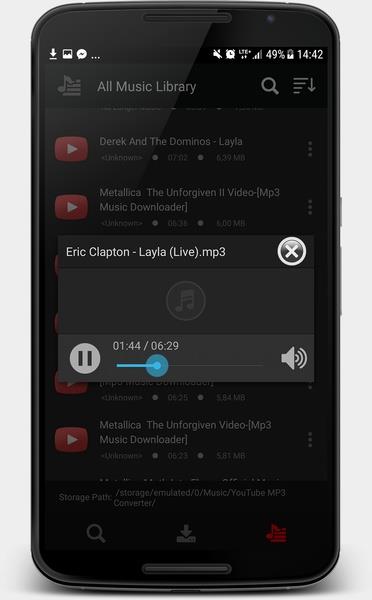 YouTube MP3 Converter Captura de pantalla 1