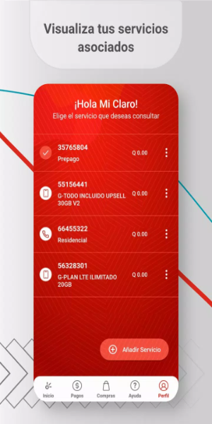 Mi Claro captura de pantalla 2