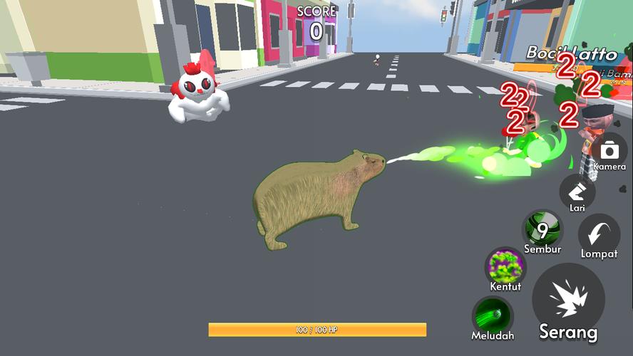 Simulator CAPYBARA MASBRO экрана 1