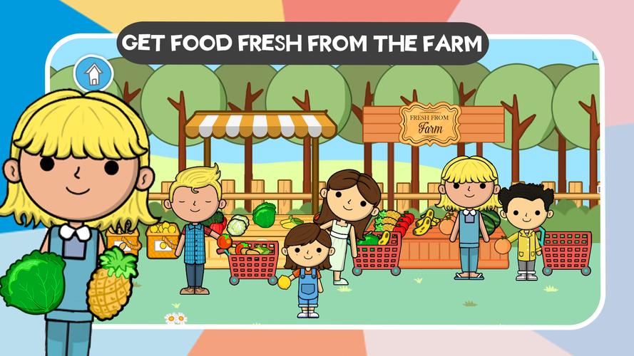 Screenshot Lila's World: Grocery Store 1