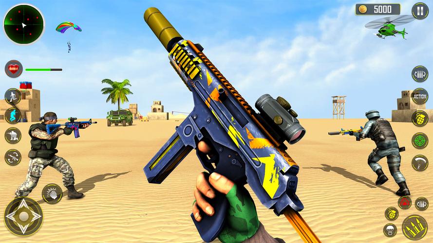 FPS Shooting game 3d gun game स्क्रीनशॉट 4