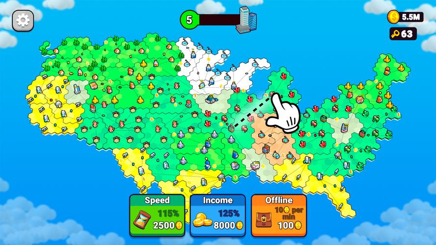 Factory World экрана 1