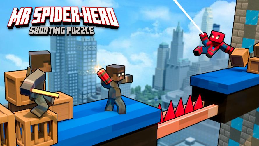 Mr Spider Hero Shooting Puzzle屏幕截圖1