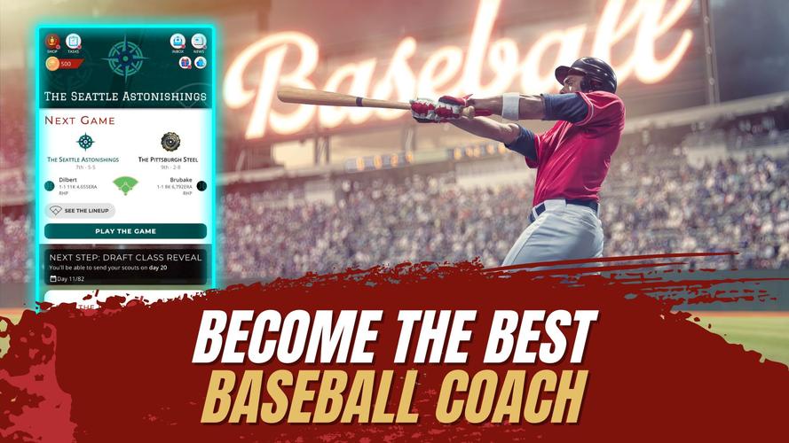 Astonishing Baseball Manager স্ক্রিনশট 1
